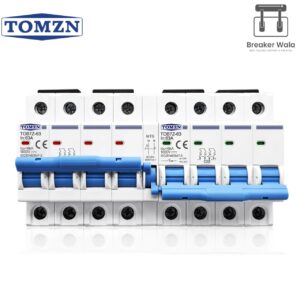 Tomzn TOB7Z-63 4P+4P 63A DC MTS Dual Power Manual Transfer Switch Circuit breaker for PV system