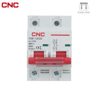 CNC YCB1-125DC 2P DC MCB Circuit Breaker
