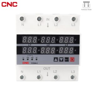 CNC YC9VA-3 & YC7VA 4 Pole 3 Phase Voltage And Current Protector