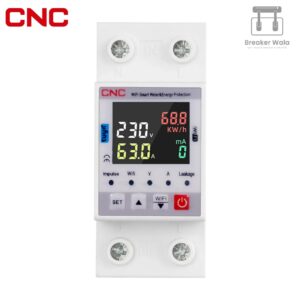 CNC YC7VA-WIFI KWH 63A WIFI Protector With Voltage Current and Leakage protection Mini 10in1