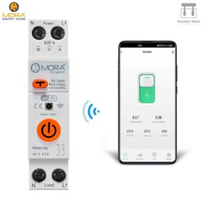 MORA Smart WiFi 10-in-1 63A Protector Switch – Overload, Voltage, Leakage Protected | Timer App Control